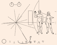 pioneer plaque human